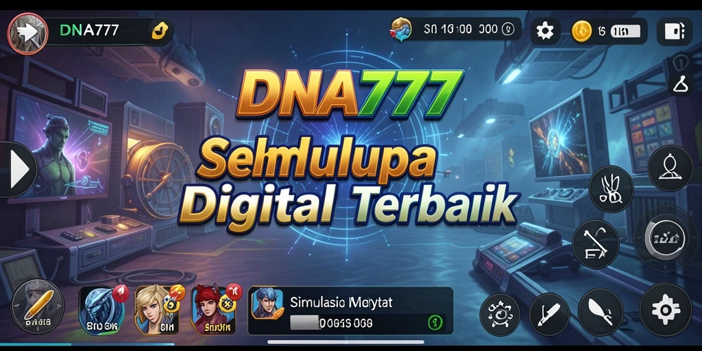 Tampilan gameplay interaktif dan mendalam dalam DNA777.