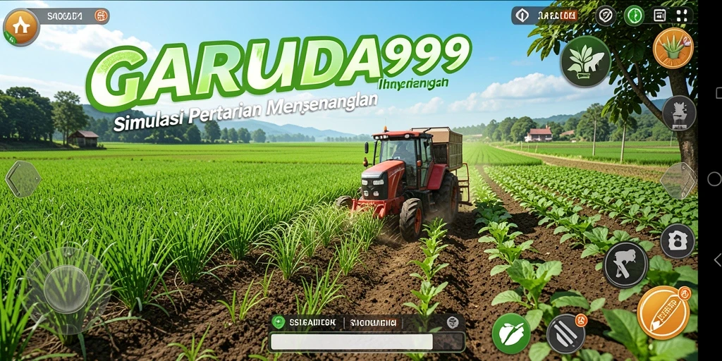 Tangkapan layar gameplay menarik dari game Farming GARUDA999.