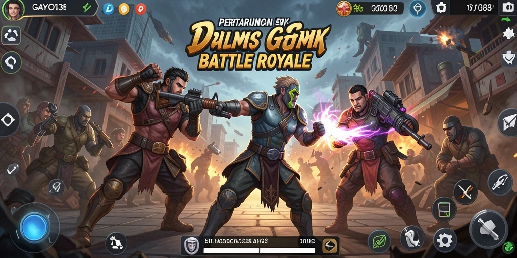 Tangkapan layar gameplay GAYO138 menampilkan aksi mendebarkan di medan perang.