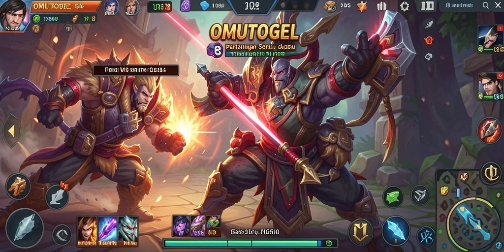Screenshot gameplay OMUTOGEL yang menampilkan aksi seru dan strategi.